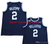 Villanova Wildcats Collin Gillespie #2 College Basketball Jersey Custom Any Name Number Jersey