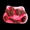 フォレストリスパインパインコーン切り株シリコン型ケーキ装飾チョコレートベーキング型フォンダンクレイ1224060