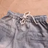 Kvinnors jeans plus storlek rippade kvinnor blå lös vintage kvinnlig mode hög midja tecknad broderi baggy mamma demin casual