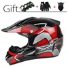 Casques de moto 2023 Casque tout-terrain Casco Moto Motocross intégral DOT Helm Moto professionnelle ATV Downhill Racing Dirt Bike