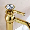 Смесители раковины ванной комнаты Deluxe Washbasin Faucet Basin Basin Латунь и холодные декора