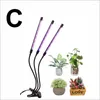 Grow Lights 12W DC5V LED Bitki Büyüme Lambası Klipsi Sabit Tam Spektrum Simüle Simüle Güneş Işığı Etli Çiçek Çim Fidesi Dolgu USB Işık