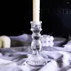 Świece Vintage szklane pojemniki na świece Prosty styl świeca wystrój domu uchwyt na romantyczne stoliki ślubne