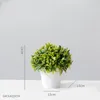 Decoratieve bloemen kunstmatige gesimuleerde boom mini bonsai pot nep bloem pot ornament decor plant voor huis bruiloft decoratie