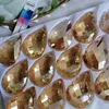 Chandelier Crystal Camal 5pcs Gold Champagne Color 38mm Faceted Grid Drop Pendant Lamp Prism Suncatcher Lighting Parts Hanging