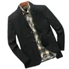 남자 양복 봄과 가을 면화 남자 캐주얼 정장 재킷 조수 패션 스마트 블레이저를위한 3xl 4xl 고품질