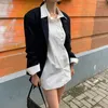 Women's Blouses Oversized Summer Shirt With Back Opening And Closing Women's Long Casual Top Light Thin Long-sleeved Y2K Sexy Backless