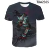 T-shirt da uomo 2023 Summer Harajuku Style Dota 2 3D T-shirt Uomo Donna Moda Casual manica corta Unisex Streetwear Top oversize