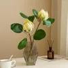 Fleurs décoratives Premium Fake Flower Simulation anti-décoloration Décor de longue durée Orchidée impériale