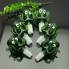 Курительные трубы зеленый осьминог из стакана пузырь