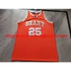 Basketball Jersey Vintage # 25 Gilbert Arenas Lycée Maillots Agent Zero COLLEGE S-5xl personnalisé n'importe quel nom