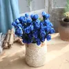 Decorative Flowers 1Pcs Colorful PU Tulips Artificial Real Touch Artificiales Tulip For Home Wedding Decoration 6 Heads Decor