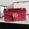 Marmont Designer Bags Women Designer Bag Bag Italian Luxury Fashion Size 26x15x7cm Model 443497