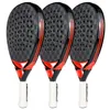 Tennis Rackets Ama Sport 18K Padle de carbono Paddle Racket 3D Superfície áspera EVA de alta qualidade EVA Soft 38mm 230311