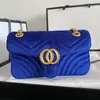 Marmont Designer Sacs Femme Sac de créateur Italie Luxury Fashion Brand Taille 26X15X7CM MODÈLE 443497