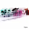 Gift Wrap Transparent Wedding Favors Present Pocket Plastic Candy Boxes Square Bag Cookie Pouch Chocolate Box