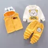 2023 kleidung Sets Mode Baby Jungen Kleidung Herbst Winter Warme Mädchen Kinder 3 stücke Outfits Anzug Geboren Infant SetsClothing