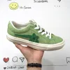 CON SCATOLA scarpe casual chucks the creator golf le x star sneakers firmate uomo fleur donna tela vulcanizzata hi giallo fiamma pelle scamosciata geranio rosa giada lime scarpe da ginnastica