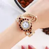 Wristwatches Charm Gold Color Crystal Digital Souvenir Ideal Gifts For Women Rhinestone Bracelet Watch Relogio MasculinoWristwatches