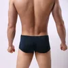 Onderbroek sexy heren boksersboksers ondergoed zachte shorts u bolle mannelijke slipje