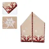 Table Cloth Runner Rectangle Tablecloth 72 Inches Long Christmas Party Decorations 11XA