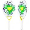 Tennis Rackets Brazil Beach Racquet Racket Full Carbon Fiber EVA SOFT Sand Grit Surface 230311