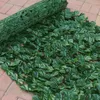 Dekorativa blommor 50x50 cm Artificial Leaf Privacy Panels Topiary Hedge Plant UV Protection Screen Garden Fast Backyard Home Decor