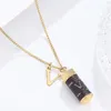 Designer Pillar Box Pendant Halsband för kvinnor Män Luxurys Designers Blomma halsband Mens Choker Fashion Jewelry With Box