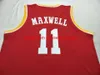 Maglia da basket vintage # 11 Vernon Maxwell 1993-97 College personalizzata con qualsiasi numero di nome