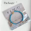 Pulseras con abalorios KKBEAD 2023 en cuentas de turquesa, Pulseras de joyería de otoño e invierno para mujer, pulsera de arcilla polimérica con cuentas Heishi