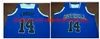 Raro azul Bothell Zach LaVine # 14 College Basketball Jersey personalizado com qualquer número de nome