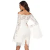 Vestidos casuais Clash White Gosco