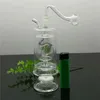 Classic Duckling Double-deck Separator Glass Mute Filtration Water Tobacco Bottle Wholesale Bongs Oil Burner Pipes Water Pipes Glass Pipe Oi