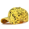 Korean Style Cotton Paint Spots Graffiti Baseball Caps Snapback Hip Hop Street Fashion Hat Women Men Outdoor Sun Protection Hat