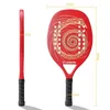 Tennisrackets Camewin Professional Carbon Beach Paddle Racket Soft Eva Face Raqueta met tas unisex apparatuur Padel met deksel 230311