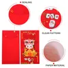 Emballage cadeau Enveloppes d'argent rouge Année Enveloppe chinoise Hongbao Luck Spring Festival Packet Pouches Pocket Traditional Packets Lucky
