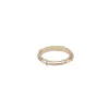 Fashion single ring arc has four horizontal barrier segment rings for women wholesale