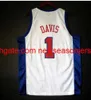 Vintage Baron Davis Jersey College Basketball Custom Dowolne Numer Numer Jersey