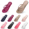 fashion Slippers Women Beach shoes Flip Flops green red orange purple navy white Black pink Blue golden brown summer sport sneaker 35-38