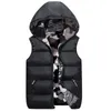 Gilet enfants Camouflage adolescent automne hiver vers le bas coton manteaux garçons filles gilet enfants veste à capuche enfant vêtements d'extérieur 8 10y 230311