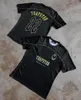 디자이너 티셔츠 Trapstar 남자 티셔츠 스트리트 패션 브랜드 그라디언트 스포츠 반팔 농구 셔츠 축구 셔츠 티 메쉬 통기성 훈련 셔츠