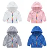 Jackets kinderkap Zonn bescherming kleding zomer herfst baby jongens meisjes reizen dunne jas Kid strand jas uit het kader 230311