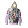 Men's Hoodies Nene Yashiro Toilet-Bound Hanako-kun 3D Print Sweatshirts Cosplay Casual Coat Jacket