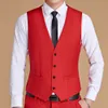 Мужские жилеты Men Men Fashion Casual Caule Caffice Solid Color Single Breads Slim Clim Light Business Vest Lesistcoat Men 230311