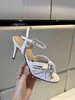 2023 Designer sandali da donna in pelle di vitello cristallo scarpe casual da donna piattaforma trapuntata scorrevole pantofole da spiaggia estive di alta qualità ggity K14