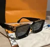 A112 Occhiali da sole per uomo Donna Full Frame Vintage Designer Evidence Occhiali da sole Millionaires Cyclone Shiny Hot Sell Placcato oro Top96006