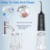 Autre hygiène bucco-dentaire INSMART Water Flosser Oral Irrigator Dental Water Jet Floss Whitening Water Thread for Dents 300ML Portable Tooth Cleaner 230311