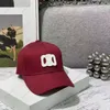 Desingers Letter Baseball Hats Woman Caps 자수 썬 캡 패션 레저 디자인 블록 모자 12 색 자수 씻은 선 스크린 예쁜 색상