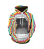 Herr hoodies Creative Printing 3D Big Mouth Trend Sweatshirt Hoodie Men and Women Regular Models 68