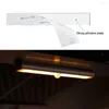 Nattljus 30 cm 40 cm 40 60 LED USB laddningsskåp Ljus magnetremsa lampan med hand svepomkopplare pir rörelsessensor